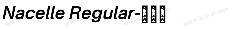 Nacelle Regular字体转换